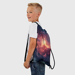 Рюкзак-мешок Космические облака, цвет: 3D-принт — фото 2