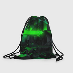 Мешок для обуви Симметрия зеленых теней