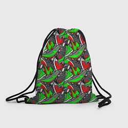 Рюкзак-мешок Разноцветные кеды, цвет: 3D-принт
