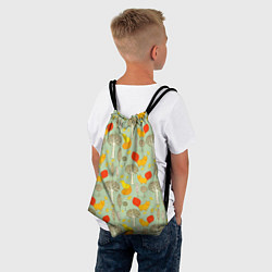 Рюкзак-мешок Лисы в лесу, цвет: 3D-принт — фото 2