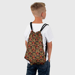 Рюкзак-мешок Паттерн с оленями, цвет: 3D-принт — фото 2