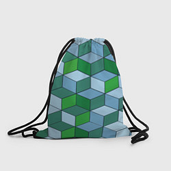 Рюкзак-мешок Ромбовая симфония, цвет: 3D-принт