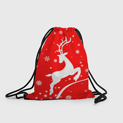 Рюкзак-мешок Christmas deer, цвет: 3D-принт