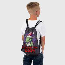 Рюкзак-мешок Новогодний дракон принес 2024, цвет: 3D-принт — фото 2