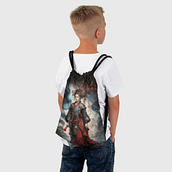 Рюкзак-мешок Однокрылая принцесса, цвет: 3D-принт — фото 2