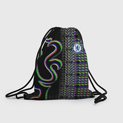 Рюкзак-мешок Chelsea fc glitch, цвет: 3D-принт