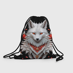 Рюкзак-мешок Белая лисица - кицунэ, цвет: 3D-принт