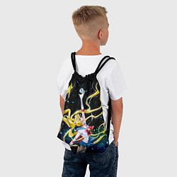 Рюкзак-мешок Сейлор Мун - космос, цвет: 3D-принт — фото 2