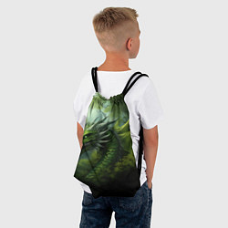 Рюкзак-мешок Зеленый фэнтази дракон 2024, цвет: 3D-принт — фото 2