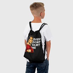 Рюкзак-мешок Baby dont hurt me - Mike OHearn, цвет: 3D-принт — фото 2