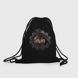 Рюкзак-мешок Сердце механикус стимпанк, цвет: 3D-принт