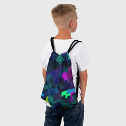 Рюкзак-мешок Хаотичный камуфляж, цвет: 3D-принт — фото 2
