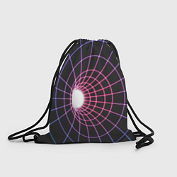 Рюкзак-мешок Искаженный неоновый каркас, цвет: 3D-принт