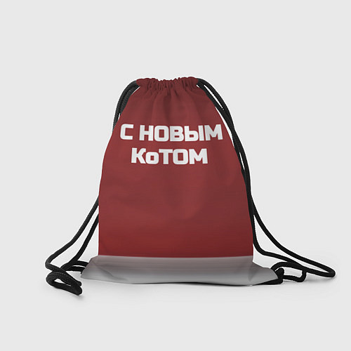 Мешок для обуви С новым котом - два кота в костюмах Санты / 3D-принт – фото 2