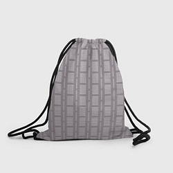 Рюкзак-мешок Тёплый серый паттерн кружочки, цвет: 3D-принт