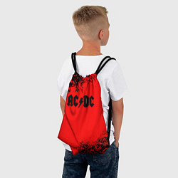 Рюкзак-мешок AC DC skull rock краски, цвет: 3D-принт — фото 2