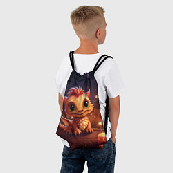 Рюкзак-мешок Чудо хранитель праздника дракон, цвет: 3D-принт — фото 2