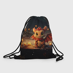 Рюкзак-мешок Волшебный дракон 2024, цвет: 3D-принт
