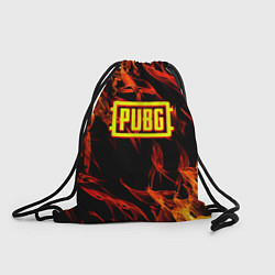 Рюкзак-мешок Battlegrounds flame, цвет: 3D-принт