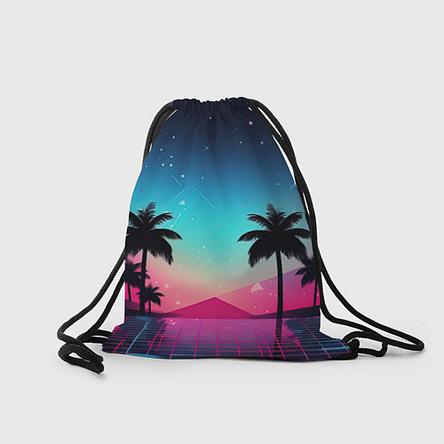 Мешок для обуви GTA 6 summer abstract / 3D-принт – фото 2