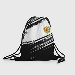 Рюкзак-мешок Герб РФ спортивные краски, цвет: 3D-принт