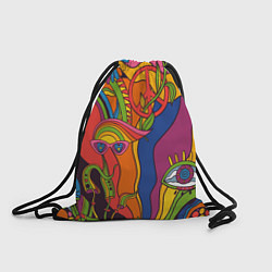 Рюкзак-мешок Психоделика и третий глаз, цвет: 3D-принт