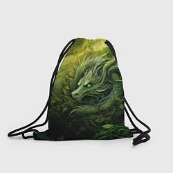 Рюкзак-мешок Зеленый лесной дракон 2024, цвет: 3D-принт