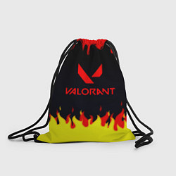 Рюкзак-мешок Valorant flame texture games, цвет: 3D-принт