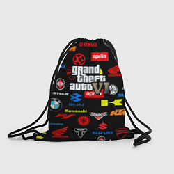Рюкзак-мешок GTA6 автобренды, цвет: 3D-принт