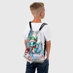 Рюкзак-мешок Новогодний дракон 2024, цвет: 3D-принт — фото 2
