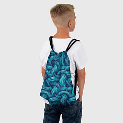 Рюкзак-мешок Пучки ниток узор, цвет: 3D-принт — фото 2