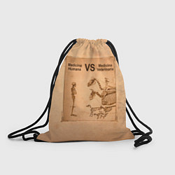 Рюкзак-мешок Медицина против ветеринарии, цвет: 3D-принт