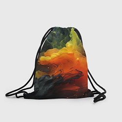 Рюкзак-мешок Взрыв оранжевой краски, цвет: 3D-принт