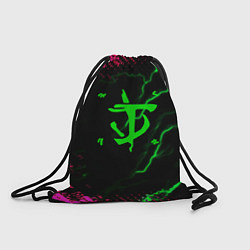 Рюкзак-мешок Doom знак шторм молнии, цвет: 3D-принт