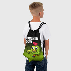 Рюкзак-мешок Chicken Gun - Zombie Chicken, цвет: 3D-принт — фото 2