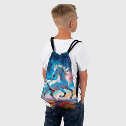 Рюкзак-мешок Космический скакун, цвет: 3D-принт — фото 2