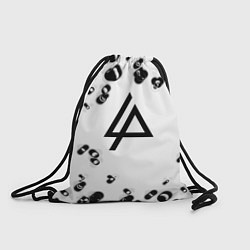 Рюкзак-мешок Linkin park краски текстура, цвет: 3D-принт