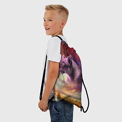 Рюкзак-мешок Небесный львица, цвет: 3D-принт — фото 2