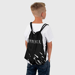 Рюкзак-мешок Stalker искры белые, цвет: 3D-принт — фото 2