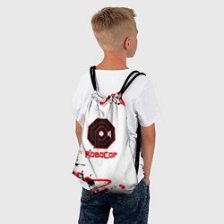 Рюкзак-мешок Robocop краски, цвет: 3D-принт — фото 2