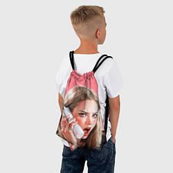Рюкзак-мешок Мем блондинка из фильма Дрянные девчонки, цвет: 3D-принт — фото 2