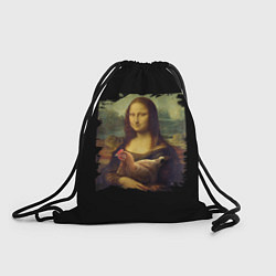 Рюкзак-мешок Mona Chicken Liza, цвет: 3D-принт