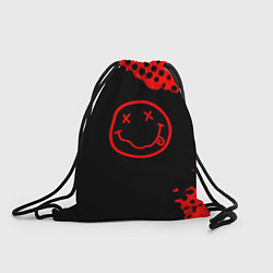 Рюкзак-мешок Nirvana текстура краски, цвет: 3D-принт