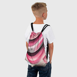 Рюкзак-мешок Волны - текстура, цвет: 3D-принт — фото 2