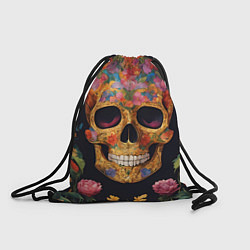 Рюкзак-мешок Bright colors and skull, цвет: 3D-принт
