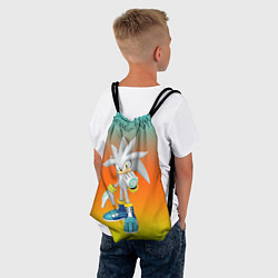 Рюкзак-мешок Сильвер Соник, цвет: 3D-принт — фото 2