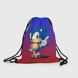 Рюкзак-мешок Пресонаж Соник, цвет: 3D-принт