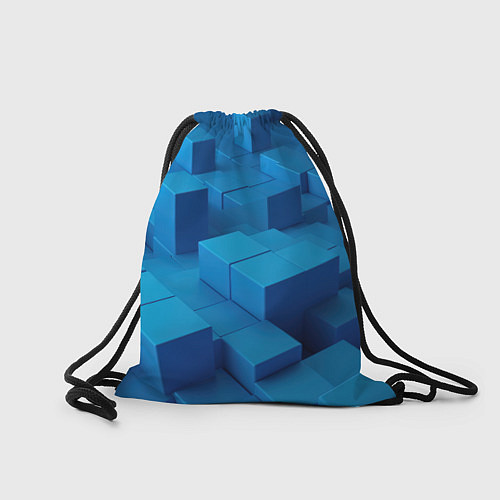 Мешок для обуви Minecraft синие плиты / 3D-принт – фото 2