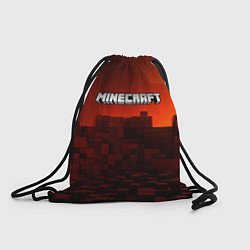 Рюкзак-мешок Minecraft огненные кубы, цвет: 3D-принт