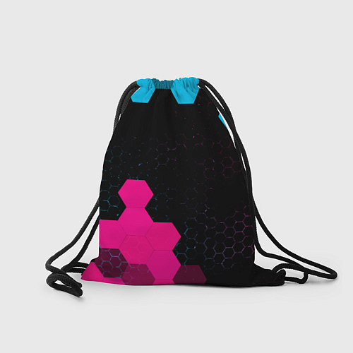 Мешок для обуви Palworld - neon gradient вертикально / 3D-принт – фото 2